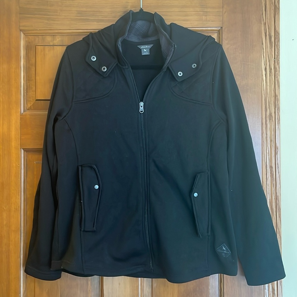 EDDIE BAUER black hooded jacket